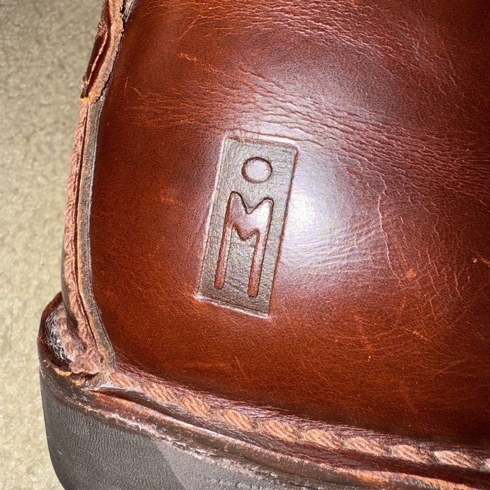Mozo Brown Leather Men’s Chukka Boots, Nonslip Hard Toe Work Boot - Picture 12 of 12